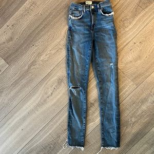 AGOLDE super stretchy skinny high rise